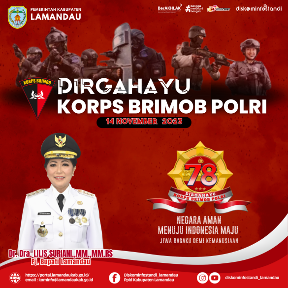 Dirgahayu Ke 78 Korps Brimob Polri - Kabupaten Lamandau