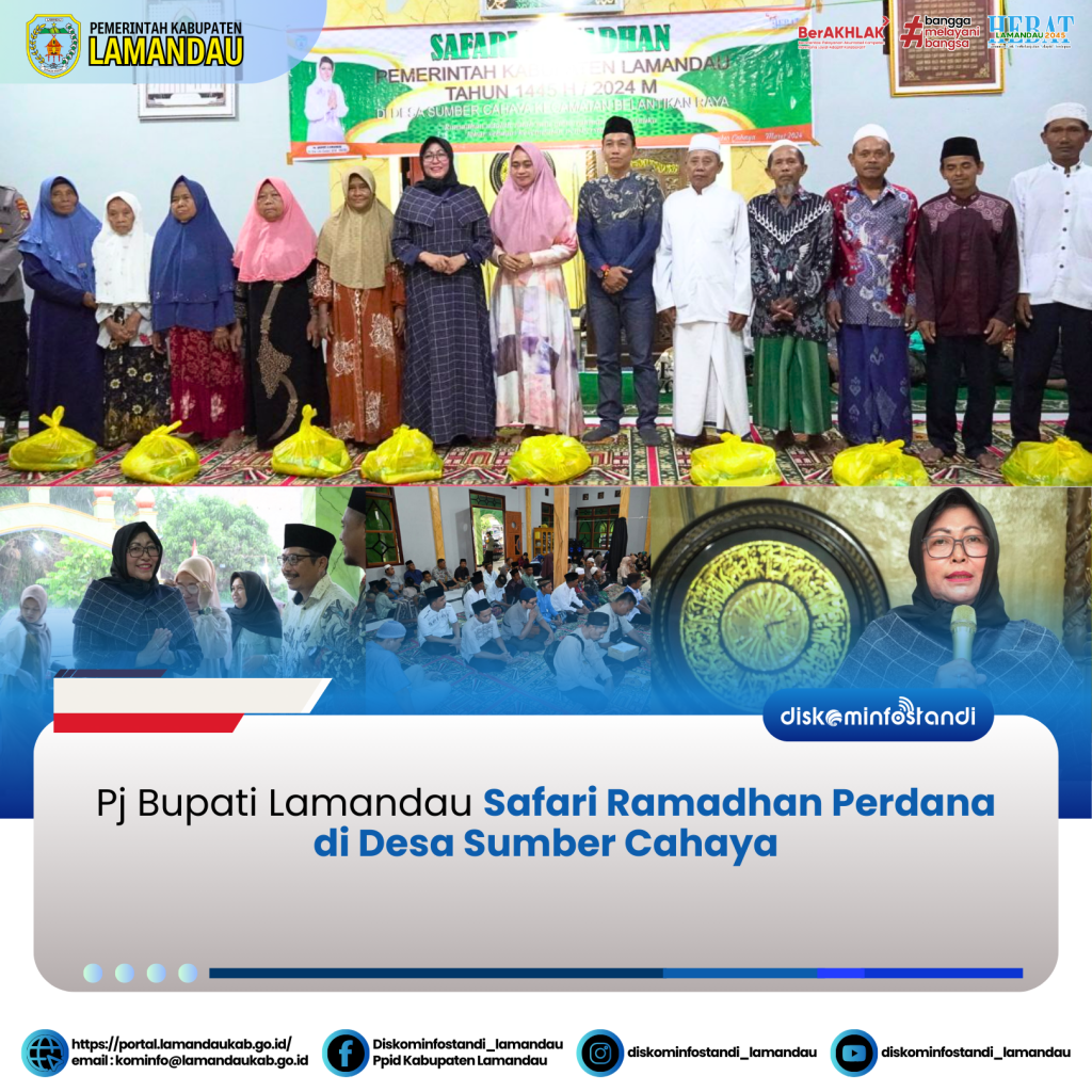 Pj Bupati Lamandau Safari Ramadhan Perdana Di Desa Sumber Cahaya ...